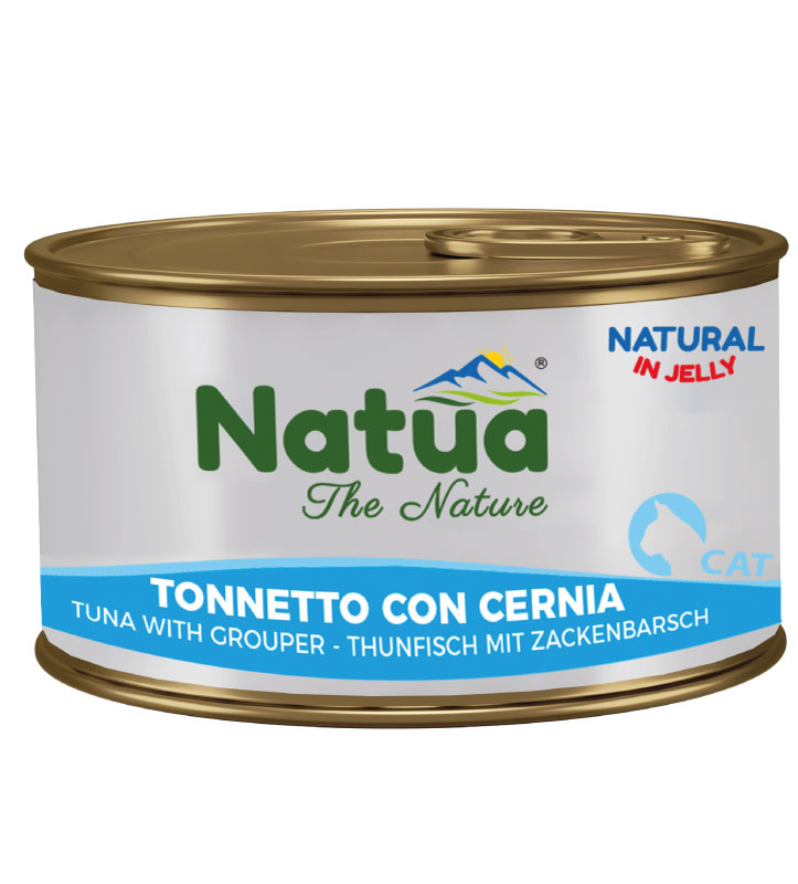 Natua Cat Natural Tonnetto Cernia Jelly 85g Lattina Natua Cat Natural Tonnetto Cernia Jelly 85g Lattina